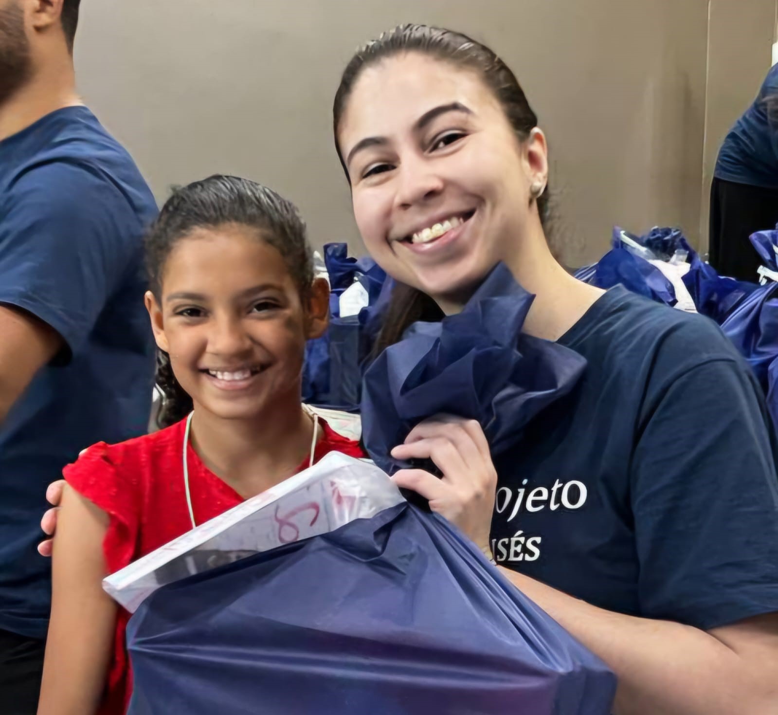 Crianças do Projeto Moisés